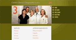 Desktop Screenshot of centroservizidiagnostici.com