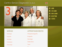 Tablet Screenshot of centroservizidiagnostici.com